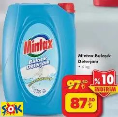 MİNTAX BULAŞIK DETERJANI 4 KG